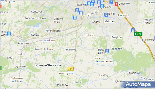 mapa Mazowszany, Mazowszany na mapie Targeo