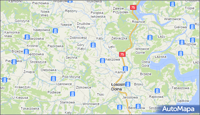 mapa Michalczowa, Michalczowa na mapie Targeo