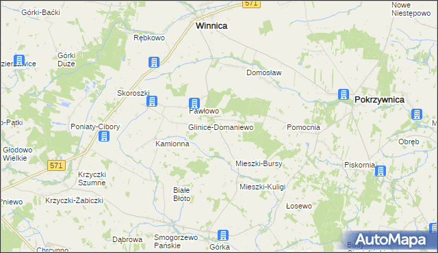 mapa Mieszki-Leśniki, Mieszki-Leśniki na mapie Targeo