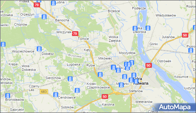 mapa Mikówiec, Mikówiec na mapie Targeo