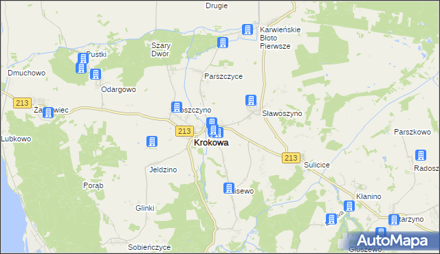 mapa Minkowice gmina Krokowa, Minkowice gmina Krokowa na mapie Targeo