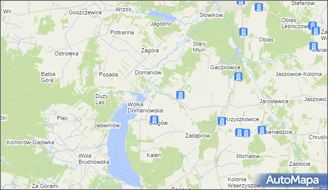 mapa Młódnice, Młódnice na mapie Targeo