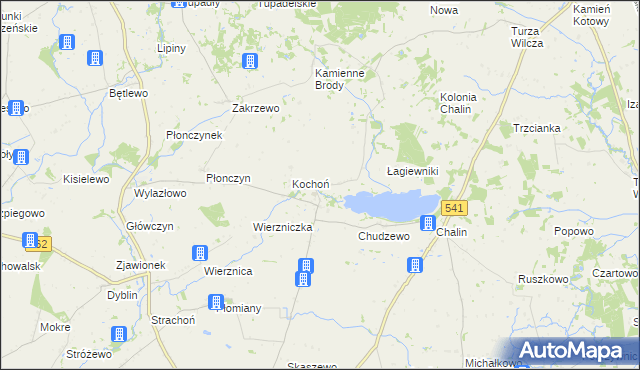 mapa Mokówko, Mokówko na mapie Targeo