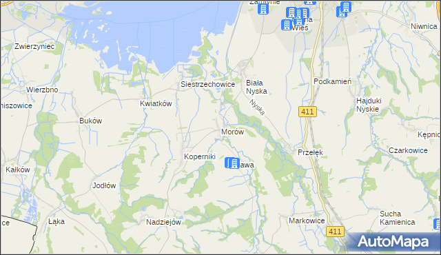 mapa Morów, Morów na mapie Targeo