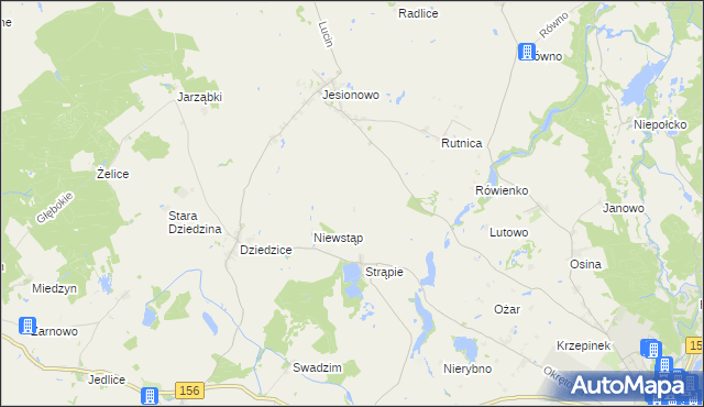 mapa Nowa Dziedzina, Nowa Dziedzina na mapie Targeo