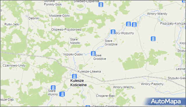 mapa Nowe Grodzkie, Nowe Grodzkie na mapie Targeo