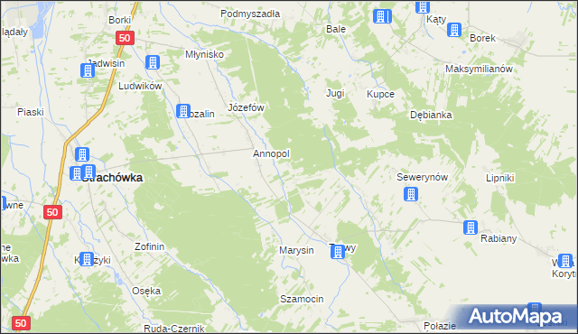 mapa Nowy Świętochów, Nowy Świętochów na mapie Targeo