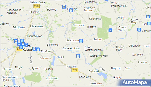 mapa Obałki, Obałki na mapie Targeo