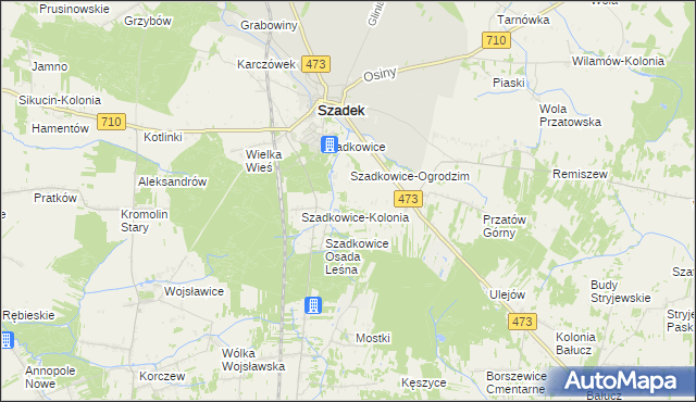 mapa Ogrodzim-Kolonia, Ogrodzim-Kolonia na mapie Targeo