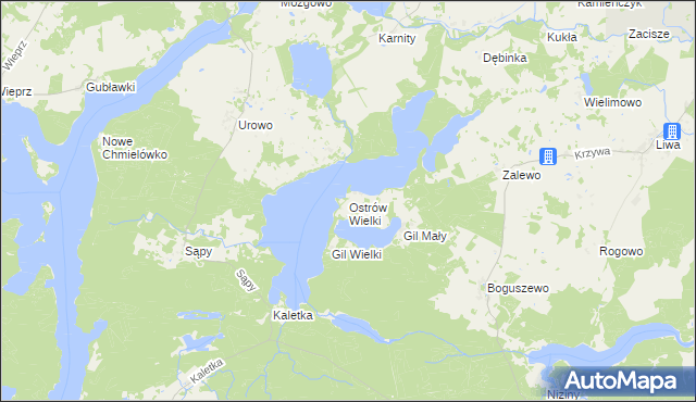 mapa Ostrów Wielki, Ostrów Wielki na mapie Targeo