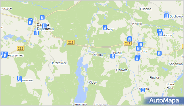 mapa Otnoga, Otnoga na mapie Targeo