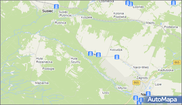 mapa Paary, Paary na mapie Targeo