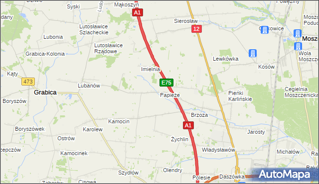 mapa Papieże, Papieże na mapie Targeo