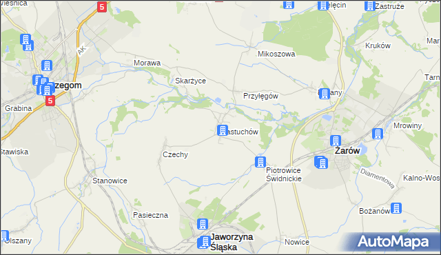 mapa Pastuchów, Pastuchów na mapie Targeo