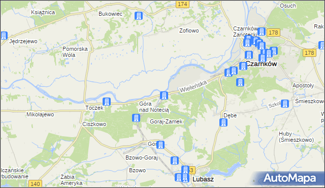 mapa Pianówka, Pianówka na mapie Targeo