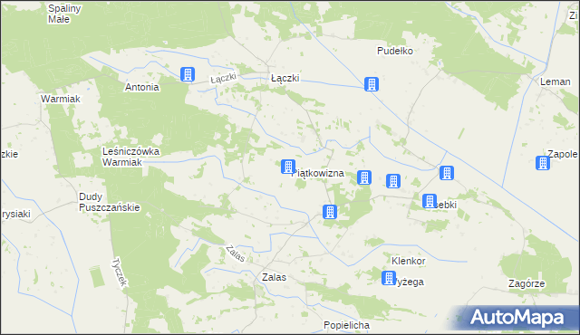 mapa Piątkowizna, Piątkowizna na mapie Targeo