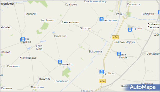 mapa Pijanowice, Pijanowice na mapie Targeo