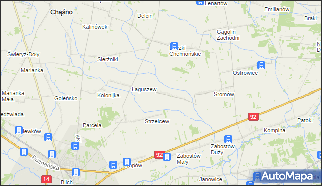 mapa Płaskocin, Płaskocin na mapie Targeo