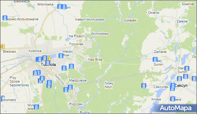 mapa Plaskosz, Plaskosz na mapie Targeo