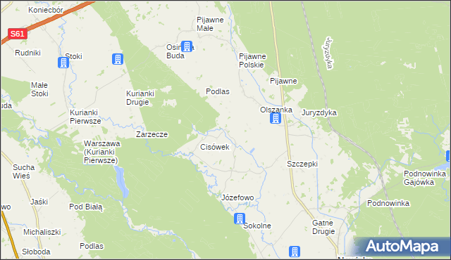 mapa Podkrólówek, Podkrólówek na mapie Targeo