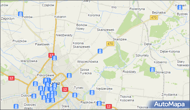 mapa Pólko gmina Żelazków, Pólko gmina Żelazków na mapie Targeo