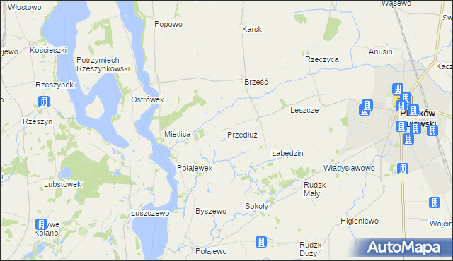 mapa Przedłuż, Przedłuż na mapie Targeo
