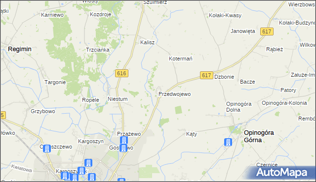 mapa Przedwojewo, Przedwojewo na mapie Targeo