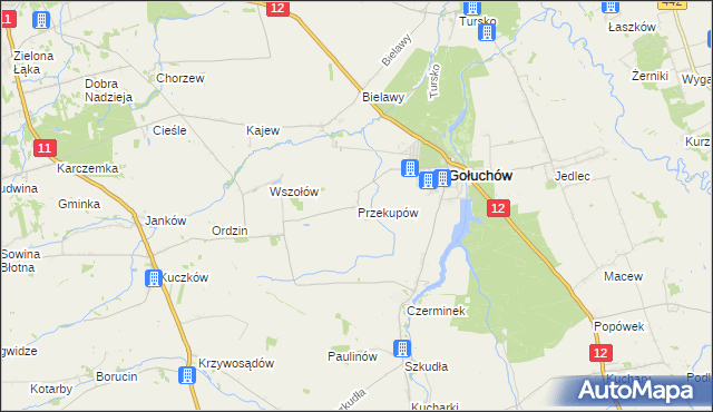 mapa Przekupów, Przekupów na mapie Targeo