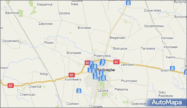 mapa Przemystka, Przemystka na mapie Targeo