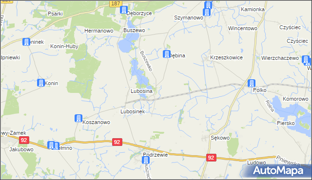 mapa Przystanki, Przystanki na mapie Targeo