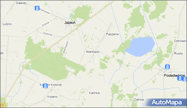 mapa Puchowa Góra, Puchowa Góra na mapie Targeo