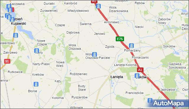 mapa Rajmundów, Rajmundów na mapie Targeo