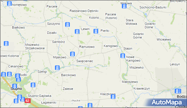 mapa Ramutówko, Ramutówko na mapie Targeo