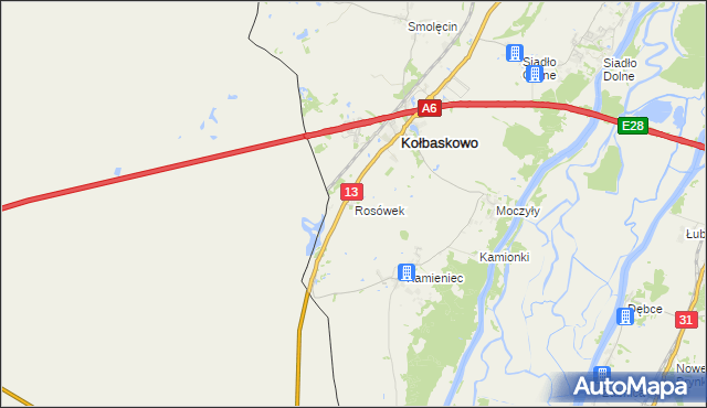mapa Rosówek, Rosówek na mapie Targeo