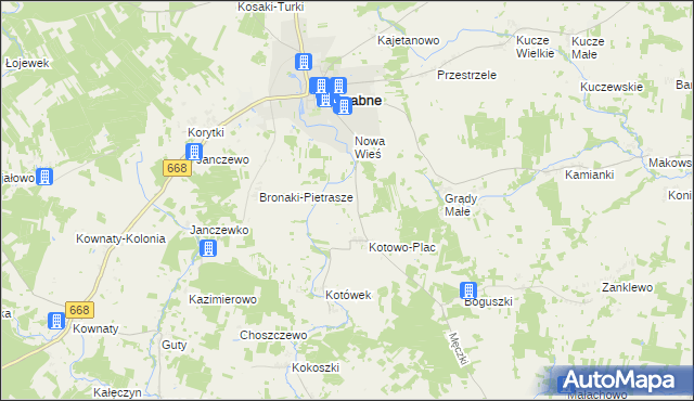 mapa Rostki gmina Jedwabne, Rostki gmina Jedwabne na mapie Targeo