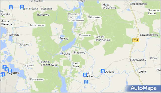 mapa Rozalinowo, Rozalinowo na mapie Targeo