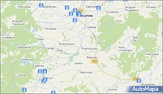 mapa Rudniczysko, Rudniczysko na mapie Targeo