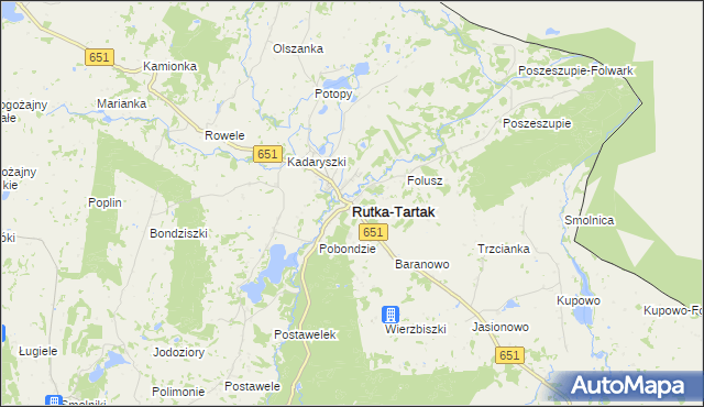 mapa Rutka-Tartak, Rutka-Tartak na mapie Targeo