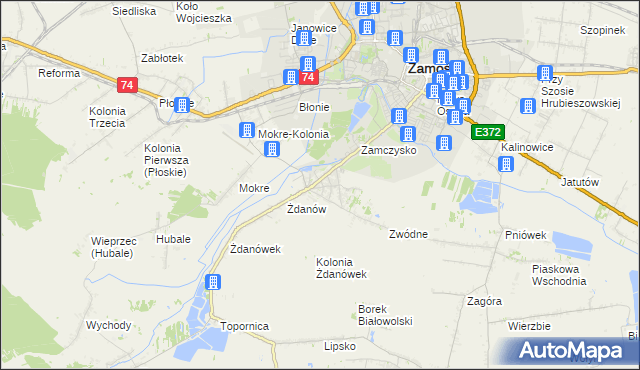 mapa Skokówka, Skokówka na mapie Targeo