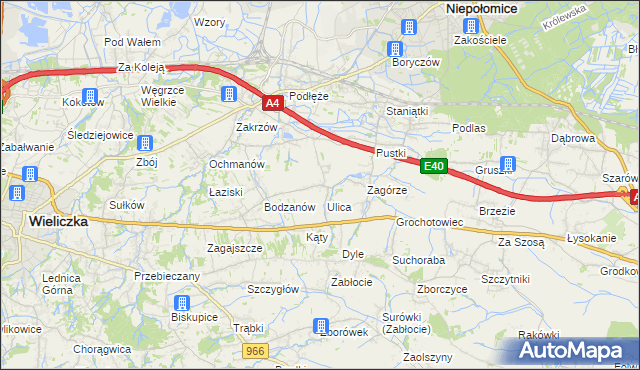 mapa Słomiróg, Słomiróg na mapie Targeo
