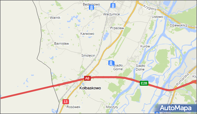 mapa Smętowice, Smętowice na mapie Targeo