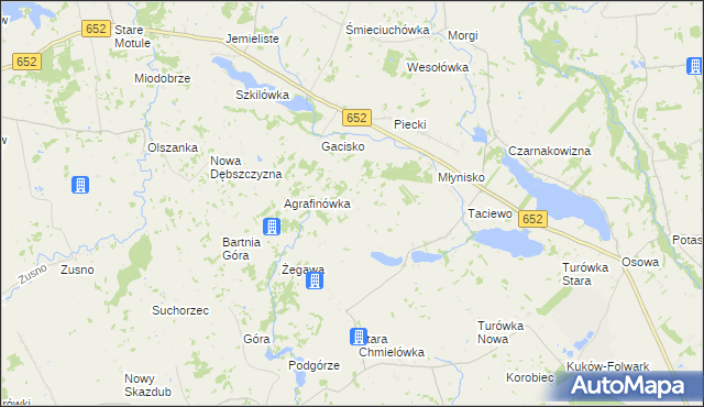 mapa Smolenka, Smolenka na mapie Targeo