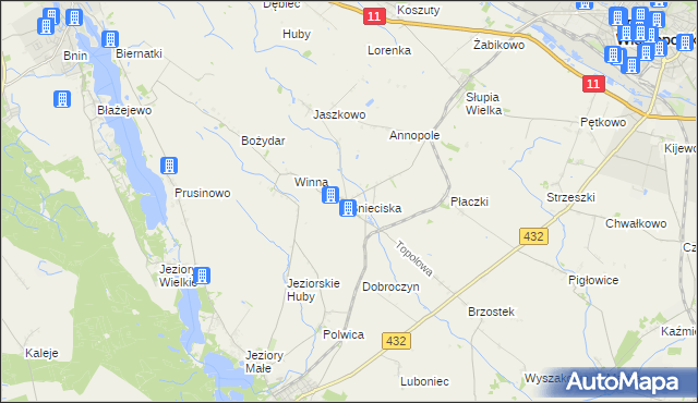 mapa Śnieciska, Śnieciska na mapie Targeo