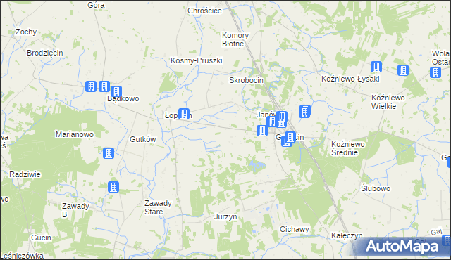 mapa Soboklęszcz gmina Sońsk, Soboklęszcz gmina Sońsk na mapie Targeo