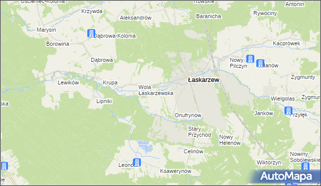 mapa Sośninka, Sośninka na mapie Targeo