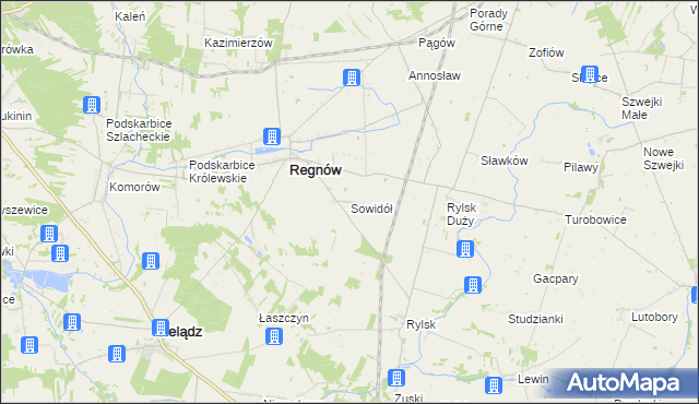 mapa Sowidół, Sowidół na mapie Targeo