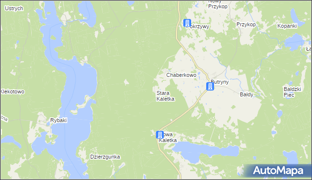 mapa Stara Kaletka, Stara Kaletka na mapie Targeo