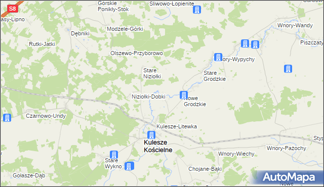 mapa Stara Litwa, Stara Litwa na mapie Targeo