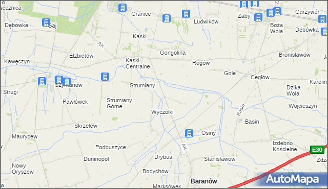 mapa Stara Pułapina, Stara Pułapina na mapie Targeo