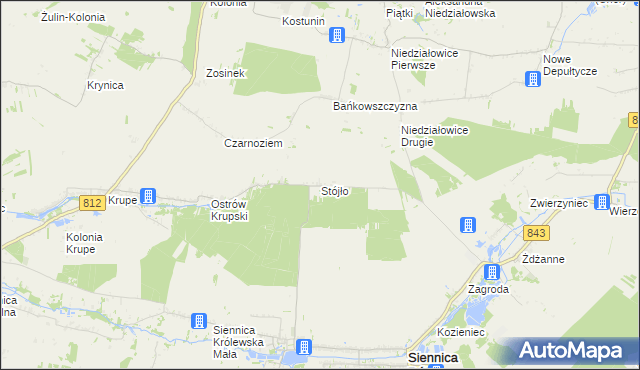 mapa Stójło, Stójło na mapie Targeo